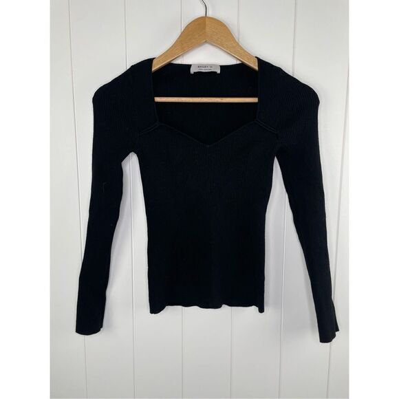 Bailey 44 Gro Sweater Top In Black Size XS Flaw - Picture 3 of 10